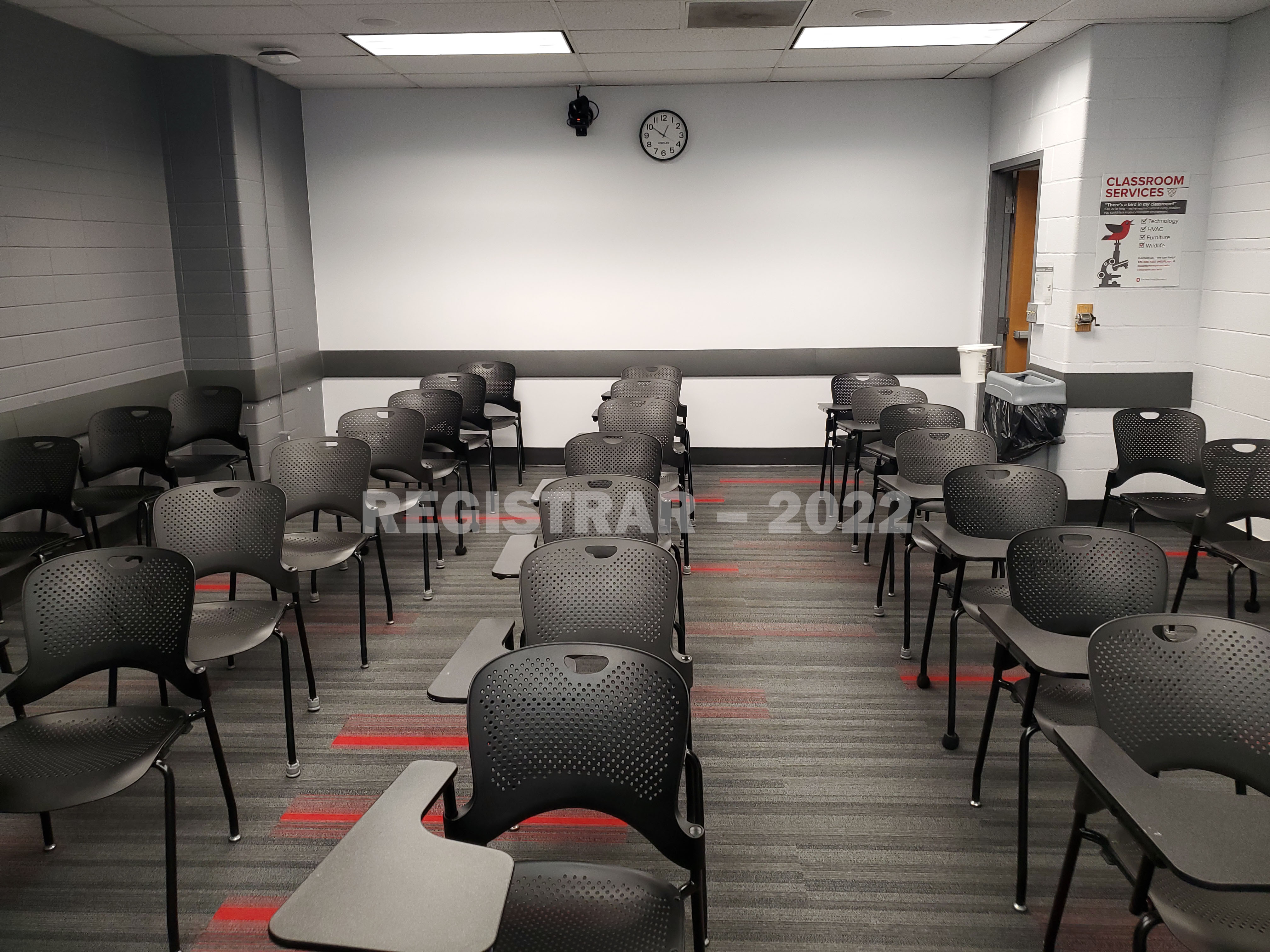 Baker Systems Engineering 130 view from the front of the room
